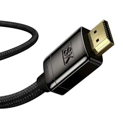 A Photo Of Baseus WKGQ000001 HDMI 8K Adapter Cable – High Definition 2m | Supports HDMI 2.1, 3D, VRR, and Deep Color Gamut