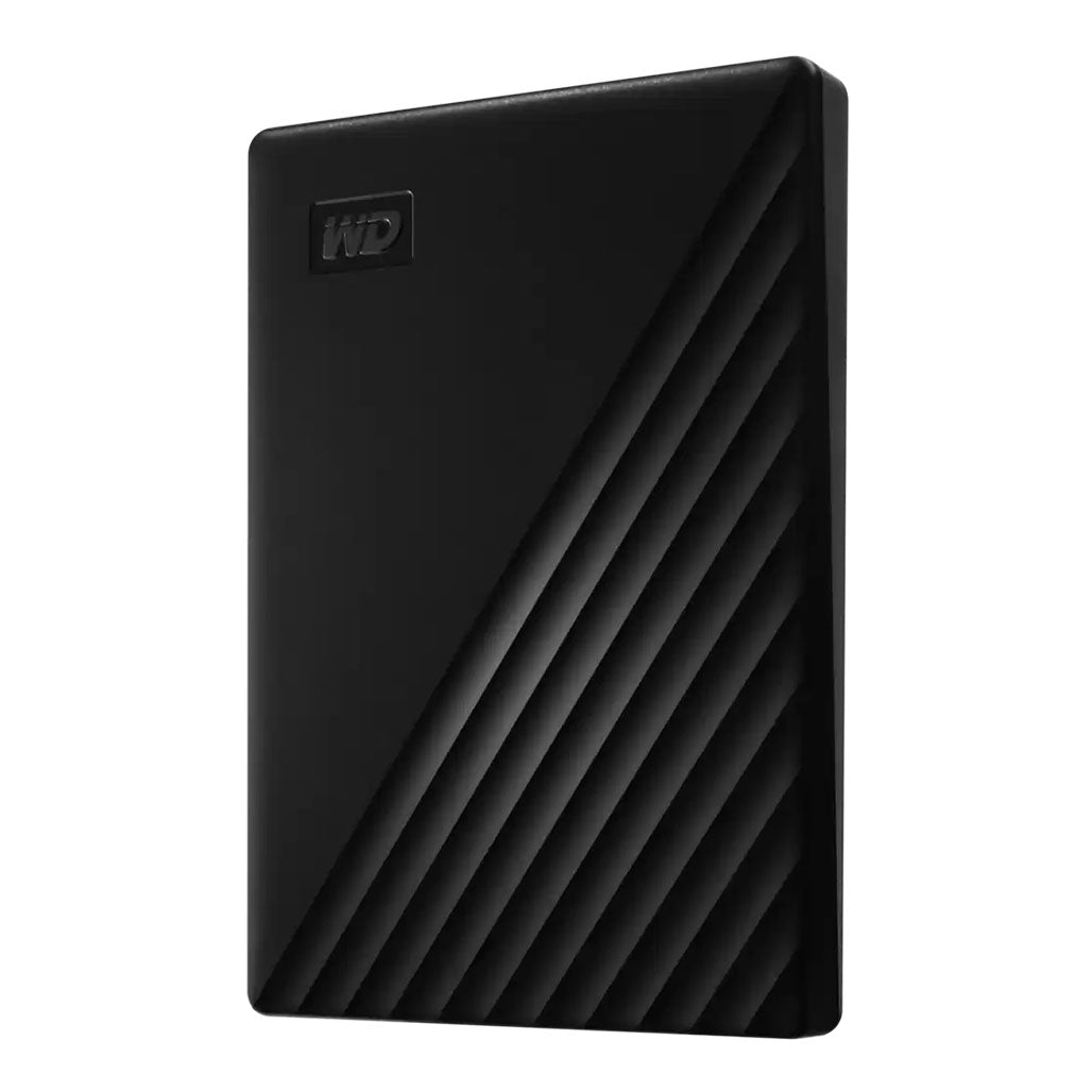 A Photo Of Western Digital My Passport 1TB Portable HDD - WDBYVG0010BBK-WESN - Slim Design with Backup & Password Protection