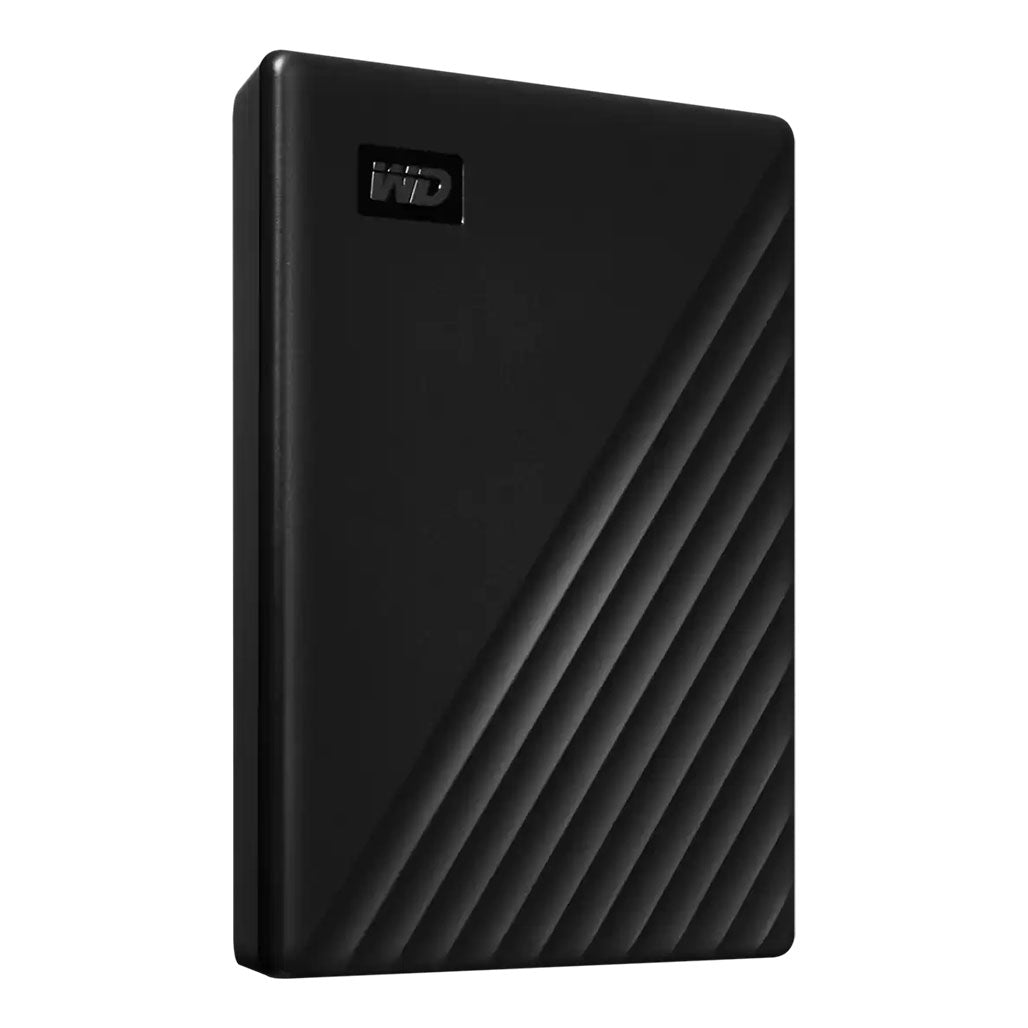 A Photo Of Western Digital My Passport 1TB Portable HDD - WDBYVG0010BBK-WESN - Slim Design with Backup & Password Protection