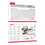 Hoco Wireless keyboard S55 Transparent Discovery edition - Space White