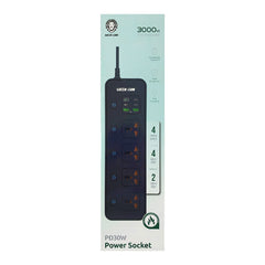 A Photo Of Green Lion PD30W Power Socket - GNPD30POCKBK - Black