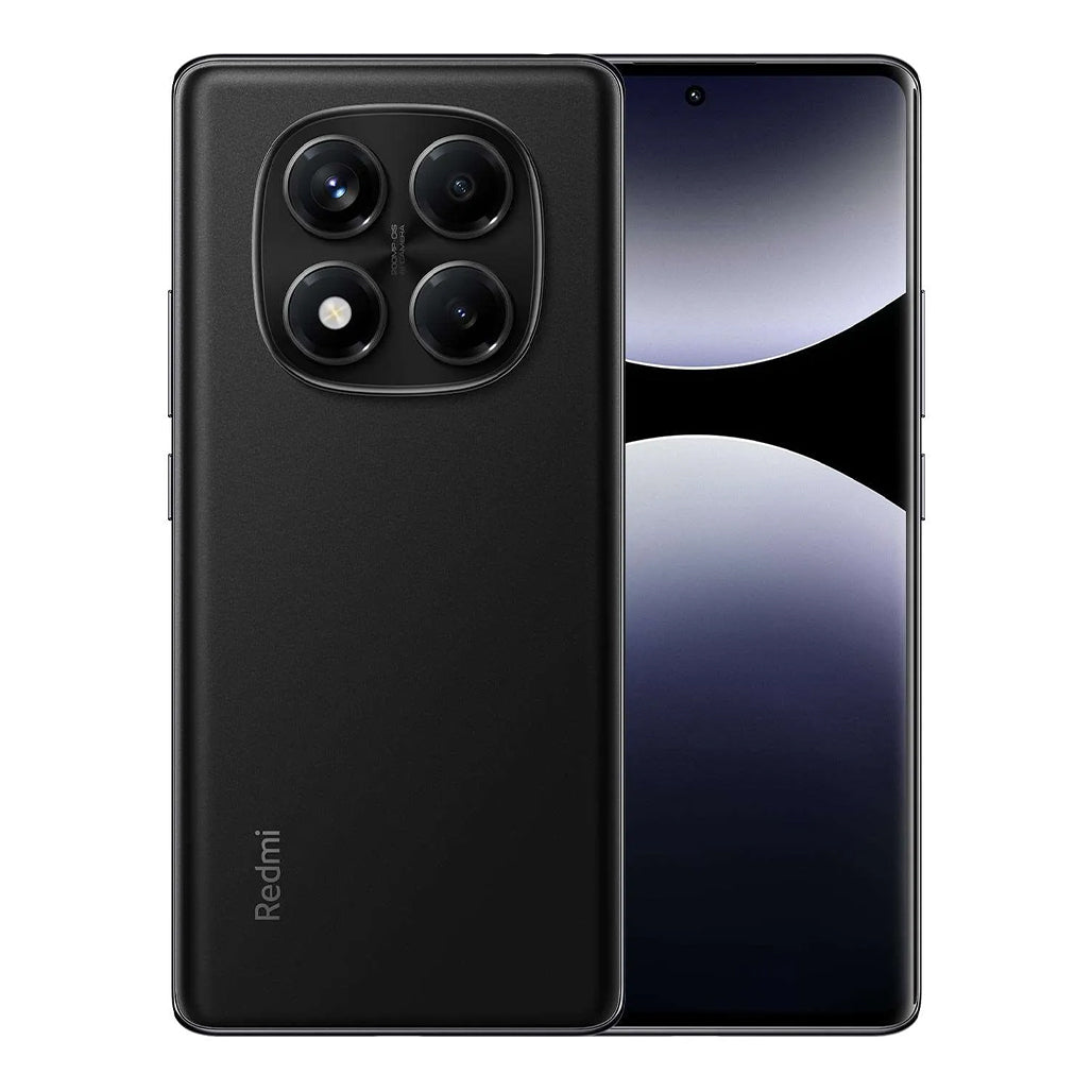 A Photo Of Xiaomi Redmi Note 14 Pro (8GB RAM, 256GB Storage) – Midnight Black | 200MP Camera, 120Hz AMOLED, and 5500mAh Battery