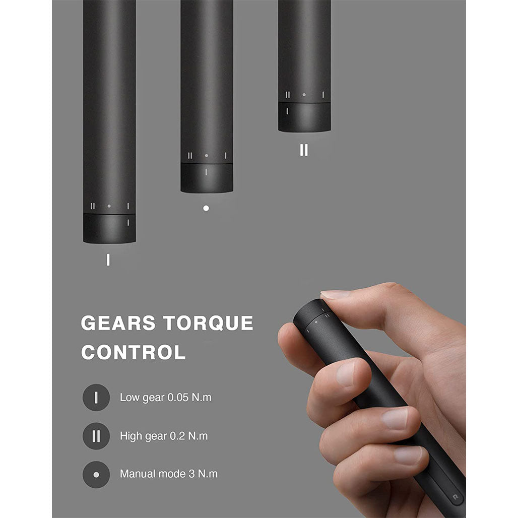 A Photo Of Xiaomi Electric Precision Screwdriver – High-Precision Magnetic Motor with 24 S2 Steel Bits, 170RPM Speed, and Aluminium Alloy Case