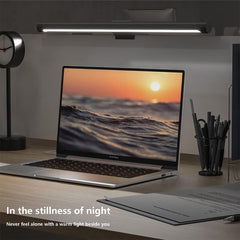 A Photo Of Mi Computer Monitor Light Bar - Magnetic Rotation, Wireless Remote, No Screen Reflection, Adjustable Brightness & Color Temperature