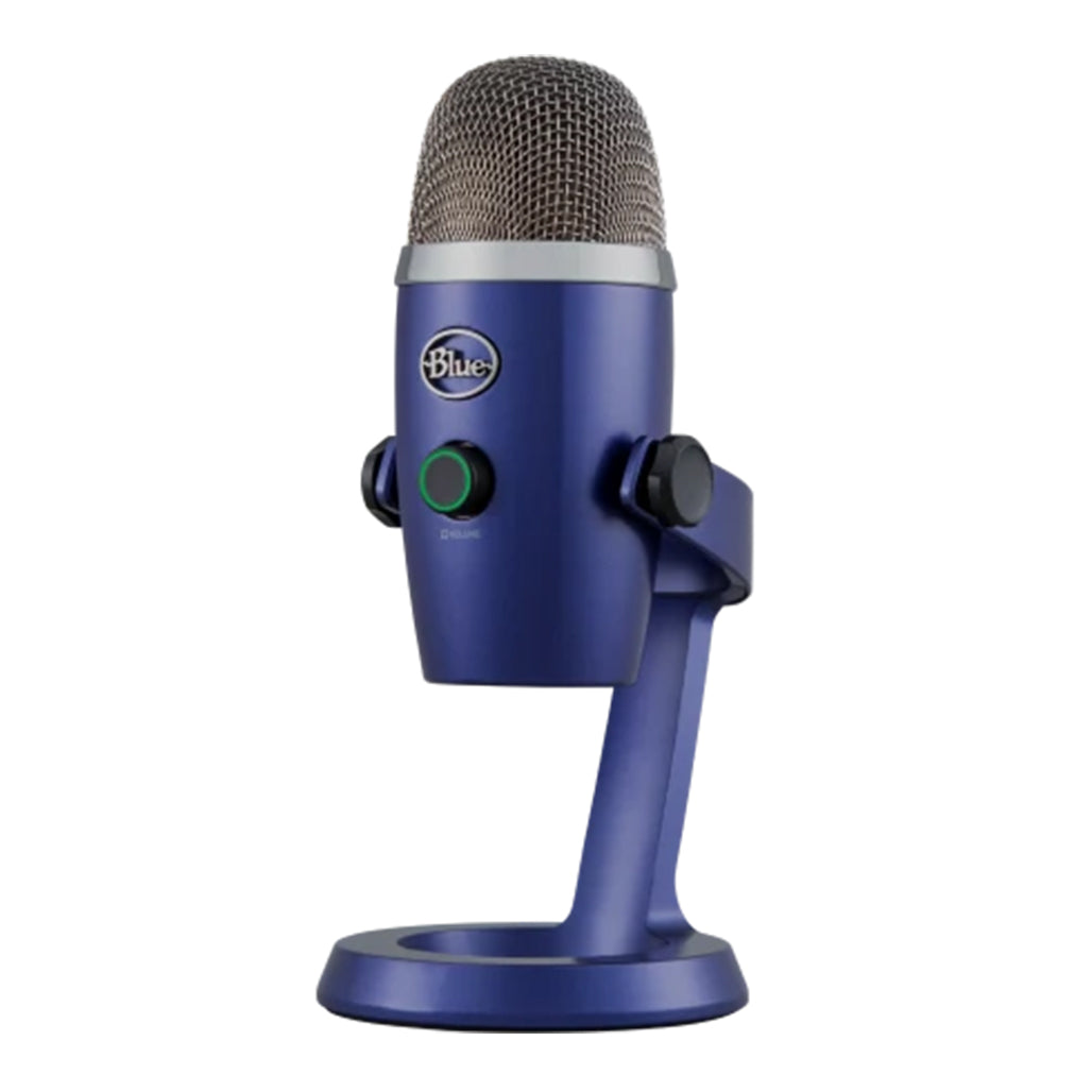 Logitech 988-000089 YETI NANO Premium Dual-Pattern USB Microphone with Blue VO!CE - Vivid Blue, 32816525017340, Available at 961Souq