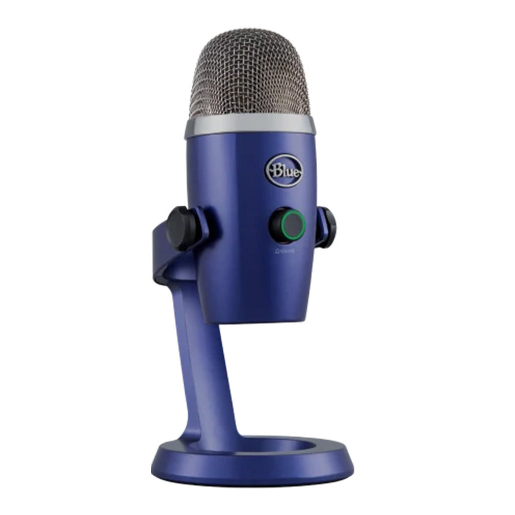 Logitech 988-000089 YETI NANO Premium Dual-Pattern USB Microphone with Blue VO!CE - Vivid Blue, 32816538550524, Available at 961Souq