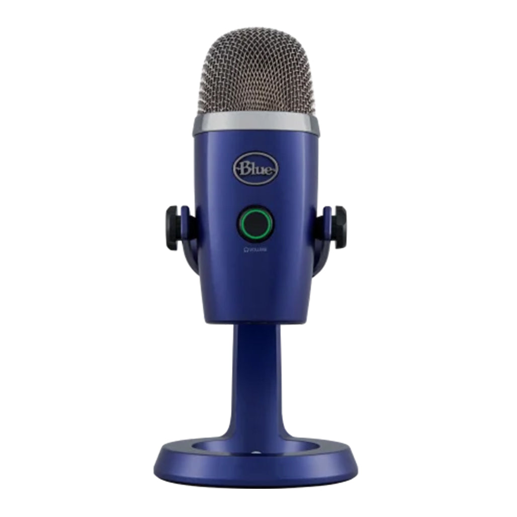 Logitech 988-000089 YETI NANO Premium Dual-Pattern USB Microphone with Blue VO!CE - Vivid Blue, 32816525050108, Available at 961Souq