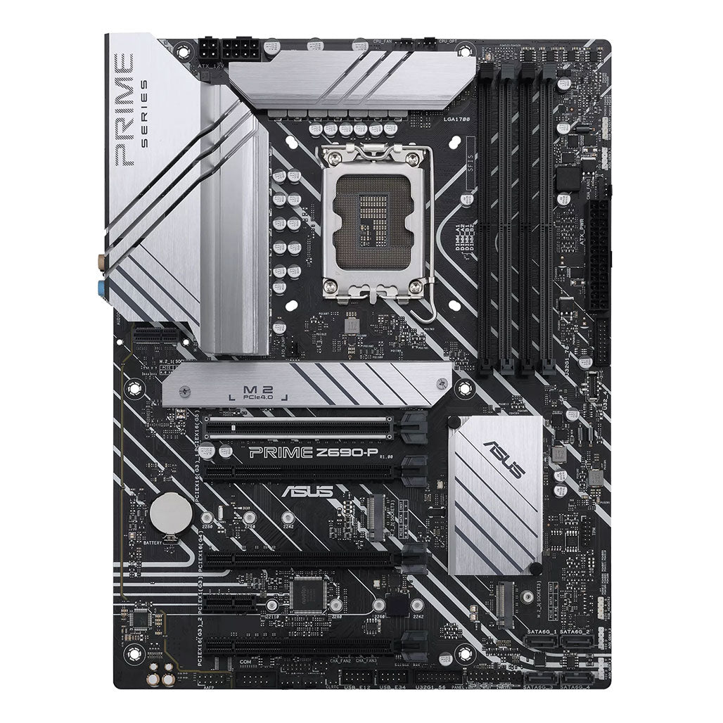 A Photo Of MSI Pro Z690-P DDR4 ATX Motherboard for 12th/13th Gen Intel Core Processors – Intel Z690 Chipset, PCIe 5.0 Support, DDR4 Memory, 2.5Gb Ethernet, USB 3.2 Gen 2x2