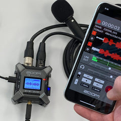 A Photo Of Zoom F3 32-Bit Float Field Audio Recorder with Dual A/D Converters, XLR Inputs, and 192 kHz WAV Recording