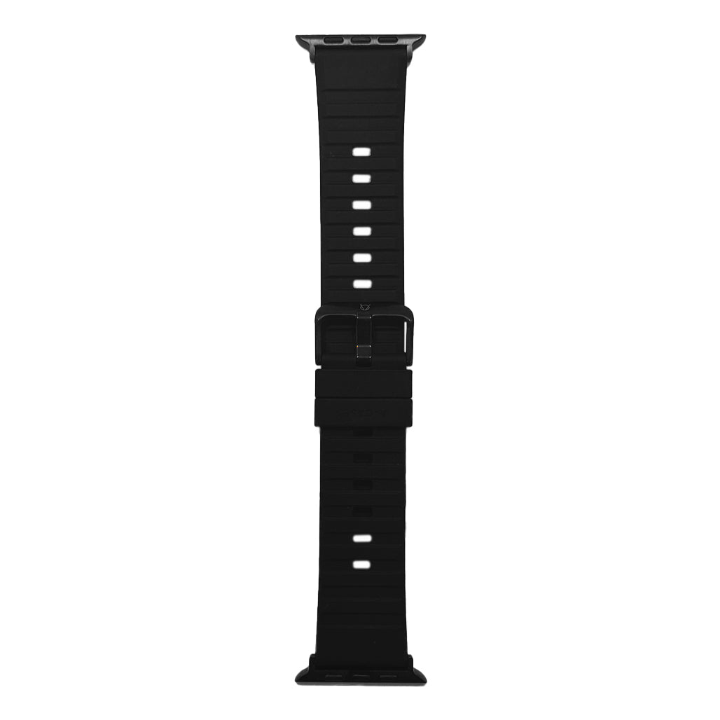 A Photo Of A-Case Bodrum Apple Watch Silicone Band – Black (42mm/44mm/45mm/49mm)