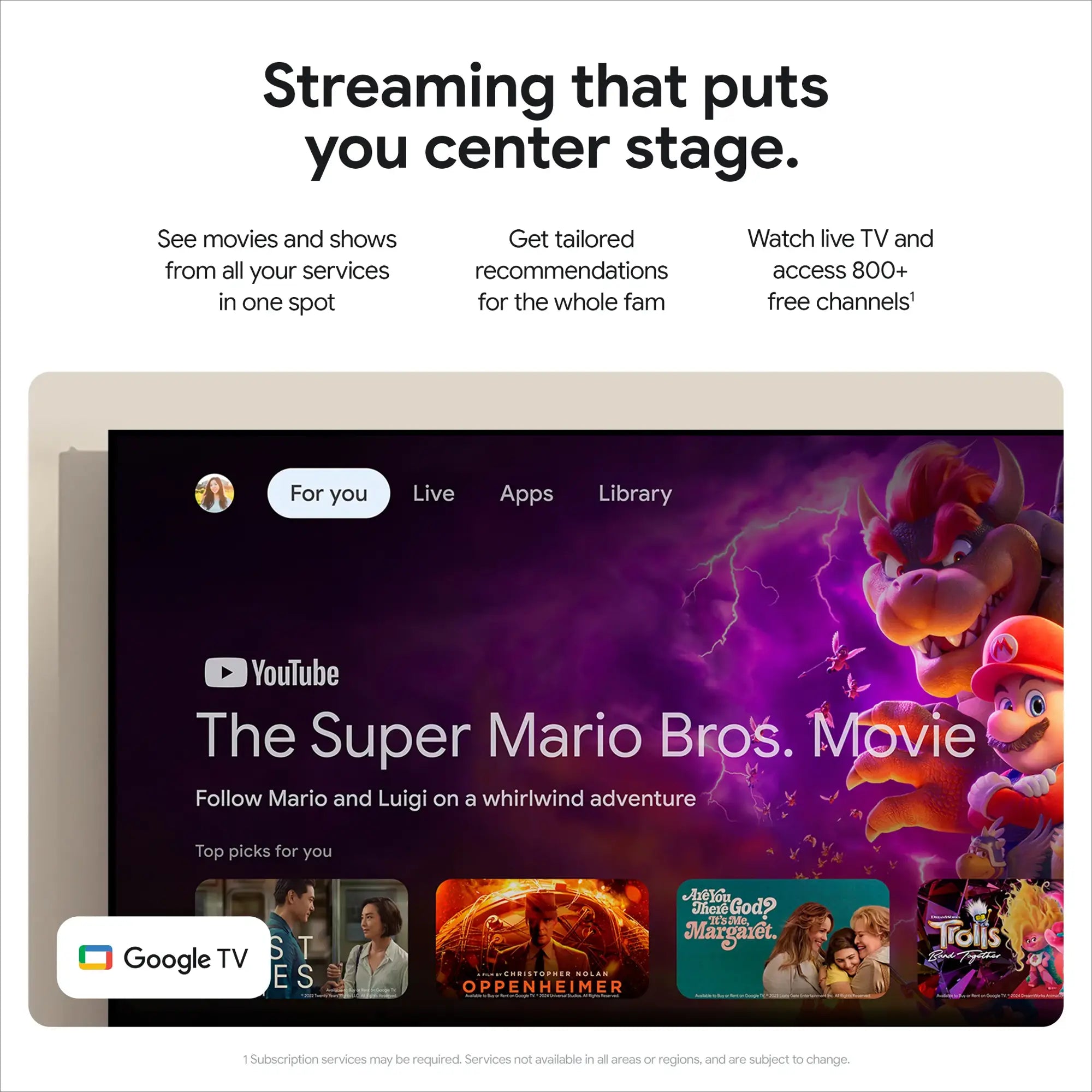 A Photo Of Google TV Streamer (4K) – High-Performance Streaming Device with Voice Remote