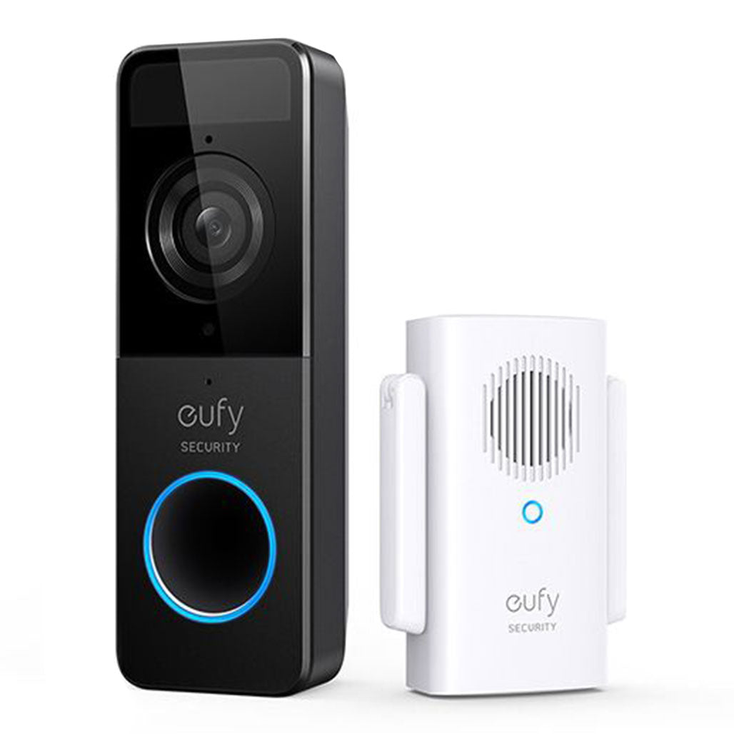 Anker Eufy Video Doorbell Slim Wireless 1080p with Mini Repeater, 31943921762556, Available at 961Souq