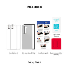 A Photo Of Araree Core Tempered Glass 2Pack - Clear for Samsung Galaxy Z Fold 6