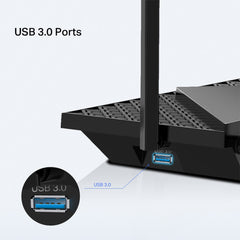 A Photo Of Archer AX72 Pro - AX5400 Multi-Gigabit WiFi 6 Router with Advanced Security and USB Sharing