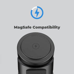 A Photo Of Blupebble MagPod Hub USB-C PD65W & USB-A QC3.0 65W Charger – Wireless & Versatile Charging Hub