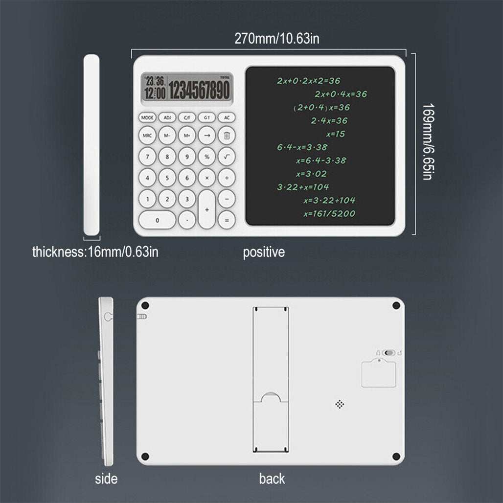 Calculator Writing Tablet For Office and Study, 31963926167804, Available at 961Souq
