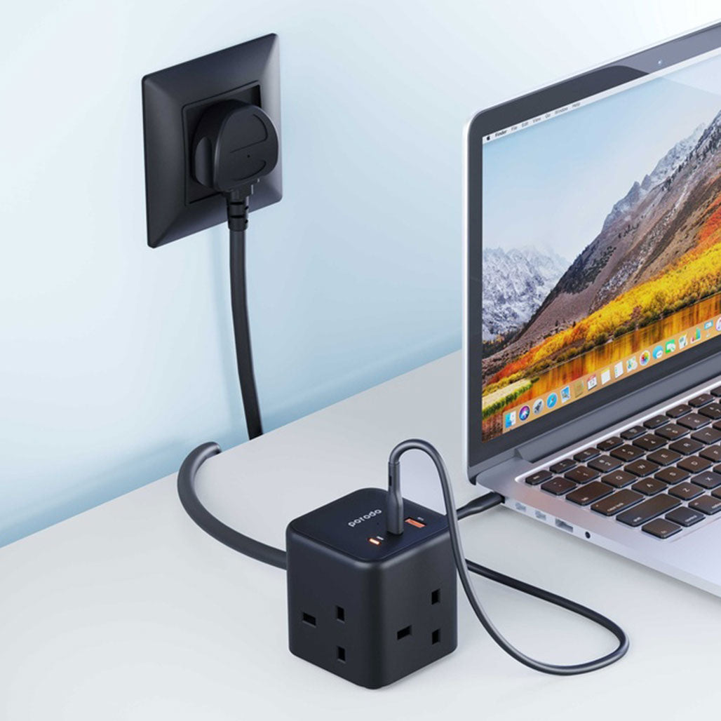 Porodo Multi-Port GaN Power Cube Charger, 31910285639932, Available at 961Souq