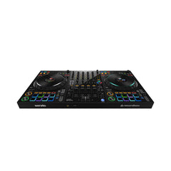 A Photo Of Pioneer DDJ-FLX10 - 4-Channel DJ Performance Controller for Advanced Mixing and Light Synchronization