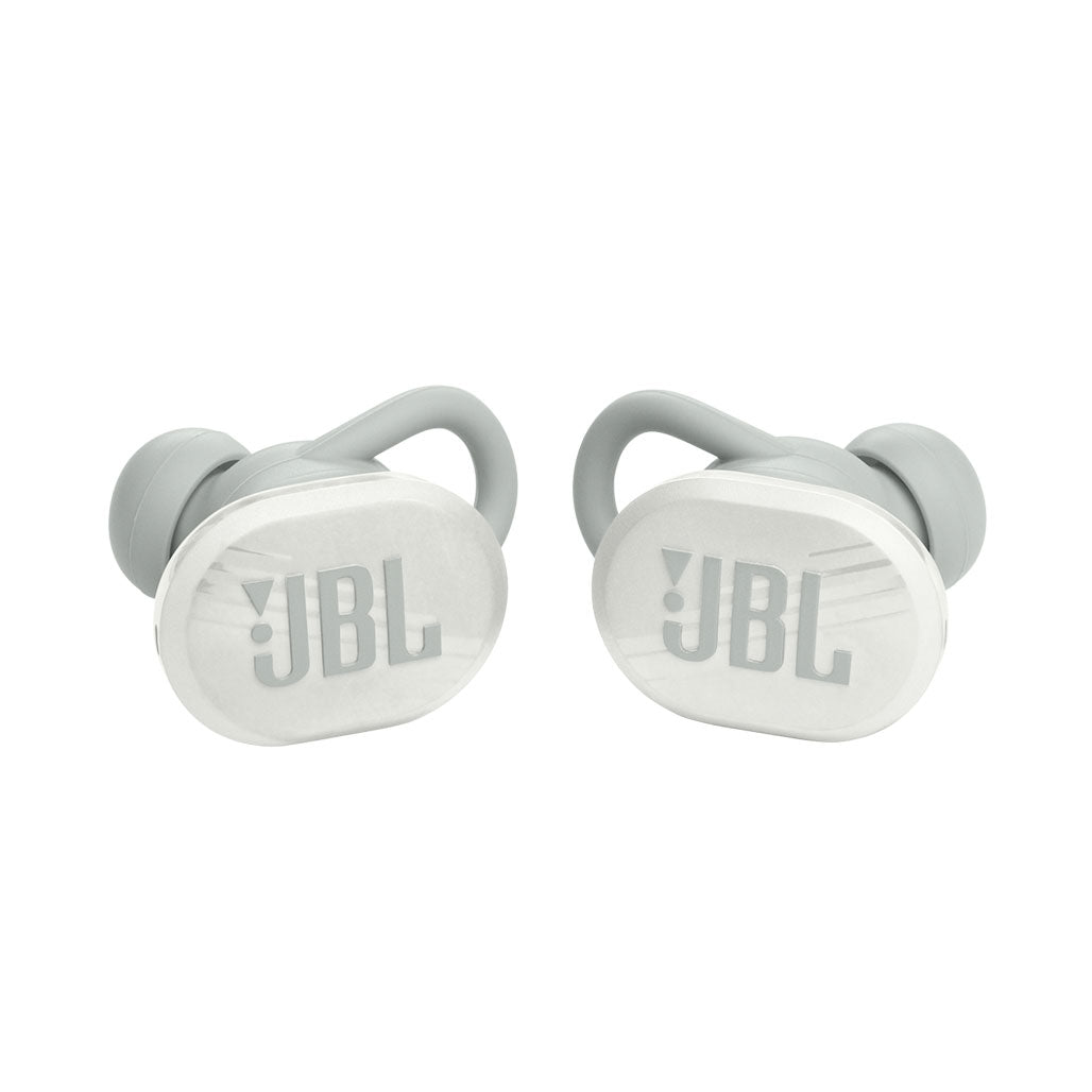 A Photo Of JBL Endurance Race - True Wireless Earbuds - White, 30 Hours Battery Life, IP67 Waterproof, JBL Pure Bass