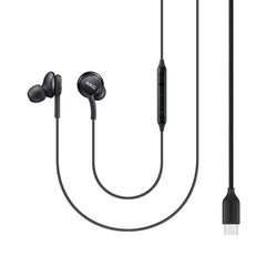 A Photo Of Samsung USB Type-C Earphones - High-Quality Sound with Comfort - Black | EO-IC100