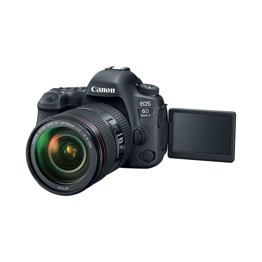 Canon EOS 6D Mark II DSLR Camera with 24-105mm f/4L II Lens, 31944631124220, Available at 961Souq