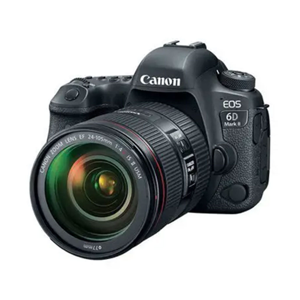 Canon EOS 6D Mark II DSLR Camera with 24-105mm f/4L II Lens, 31944631091452, Available at 961Souq