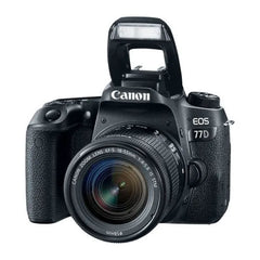 A Photo Of Canon EOS 77D DSLR Camera with 18-55mm STM Lens