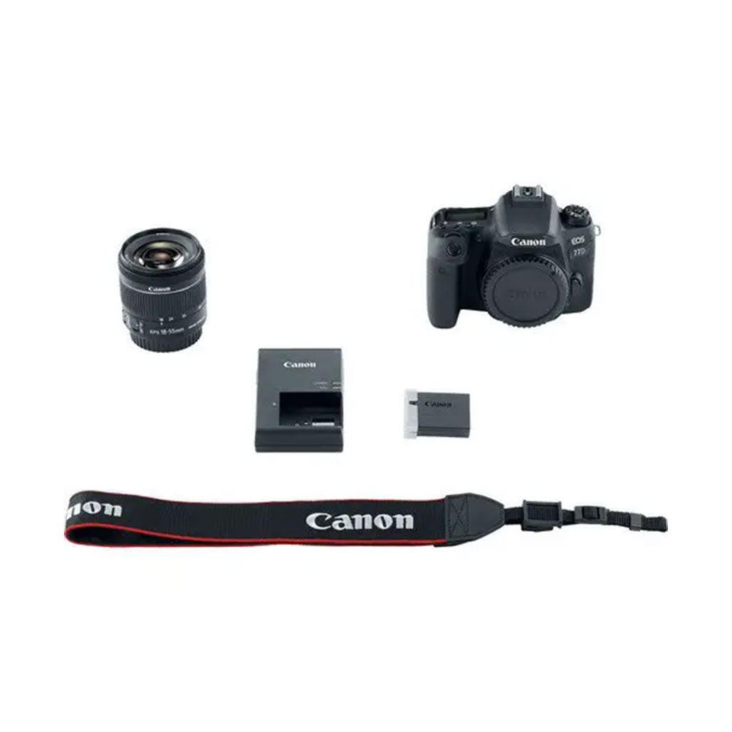 Canon EOS 77D DSLR Camera with 18-55mm STM Lens, 31944651211004, Available at 961Souq