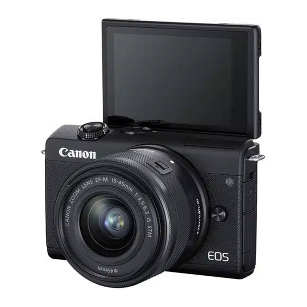 Canon EOS M200 Mirrorless Camera with 2 Lenses, 31951729950972, Available at 961Souq