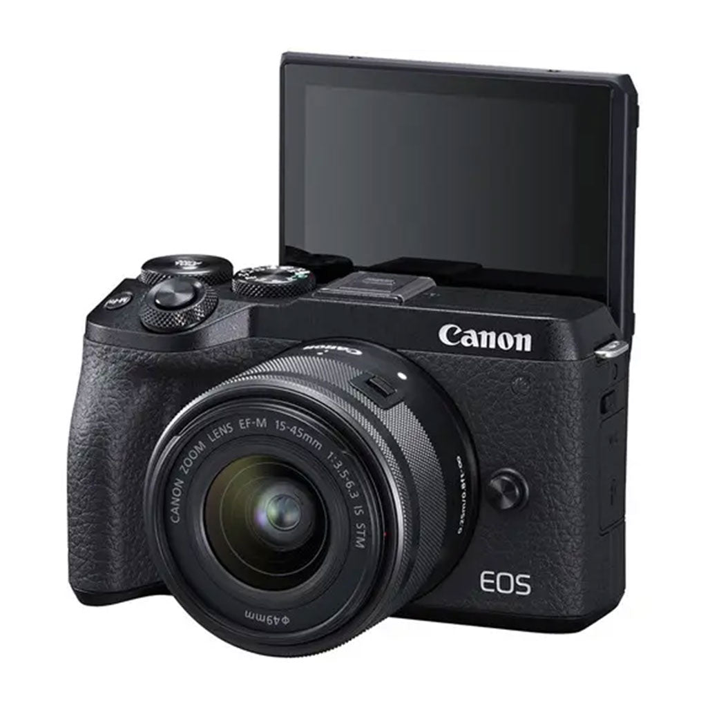 Canon EOS M6 Mark II Mirrorless Digital Camera with 15-45mm Lens, 31951757377788, Available at 961Souq