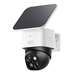Eufy SoloCam S340 Wireless Outdoor Security Camera with Dual Lens and Solar Panel