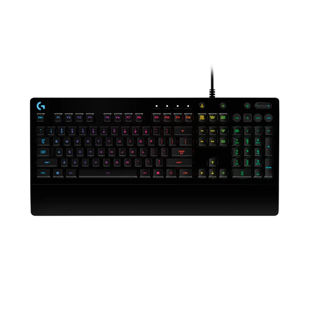 Logitech 920-008093 G213 Wired RGB Gaming Keyboard black, 31989056110844, Available at 961Souq