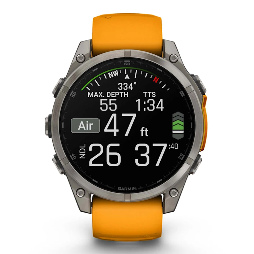 A Photo Of Garmin fēnix® 8 – 47 mm - AMOLED Sapphire - Premium Multisport GPS Watch