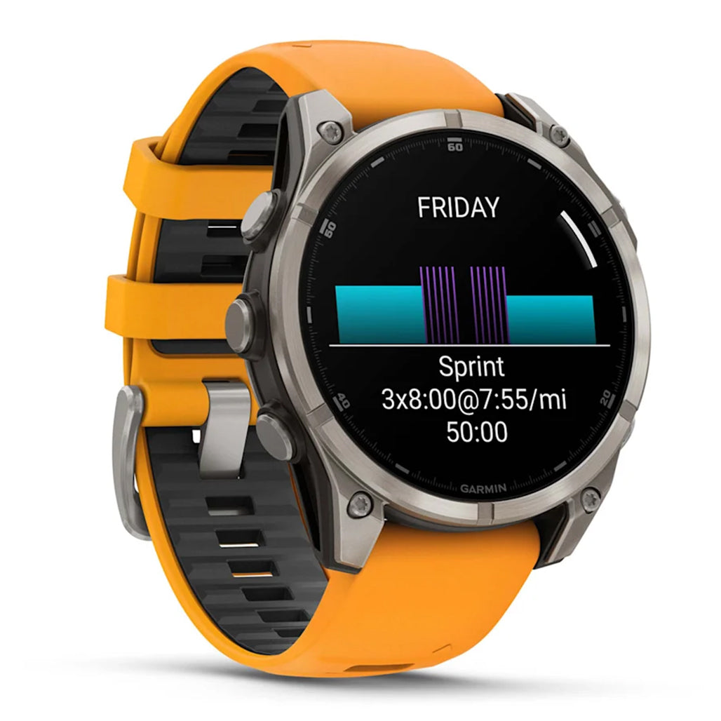 A Photo Of Garmin fēnix® 8 – 47 mm - AMOLED Sapphire - Premium Multisport GPS Watch