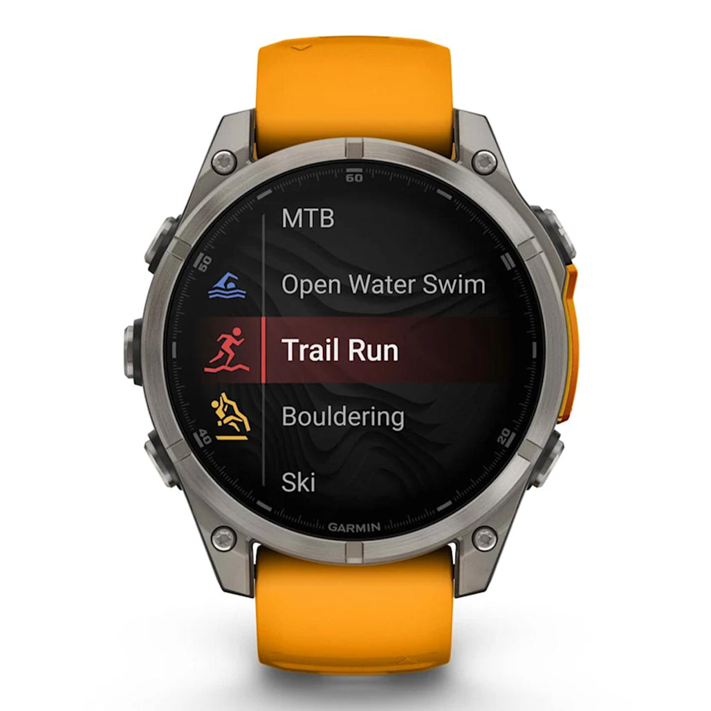 A Photo Of Garmin fēnix® 8 – 47 mm - AMOLED Sapphire - Premium Multisport GPS Watch