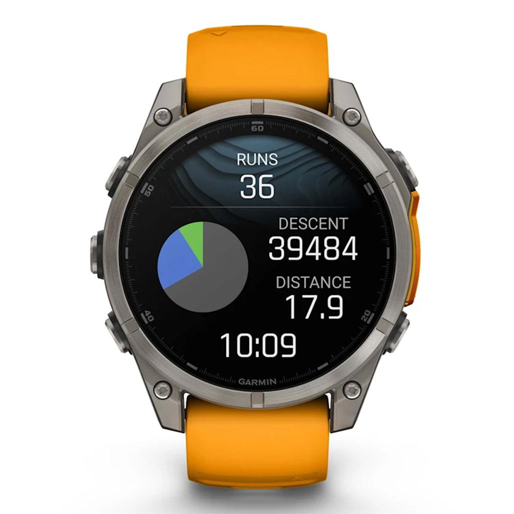 A Photo Of Garmin fēnix® 8 – 47 mm - AMOLED Sapphire - Premium Multisport GPS Watch