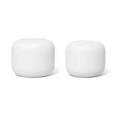 A Photo Of Google Nest Wifi Router and One Point (Snow) - GA00822-US