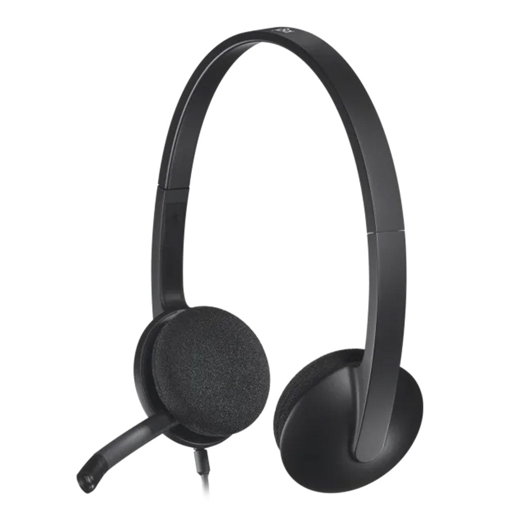 Logitech Headset Wired H340 USB, 31978297426172, Available at 961Souq