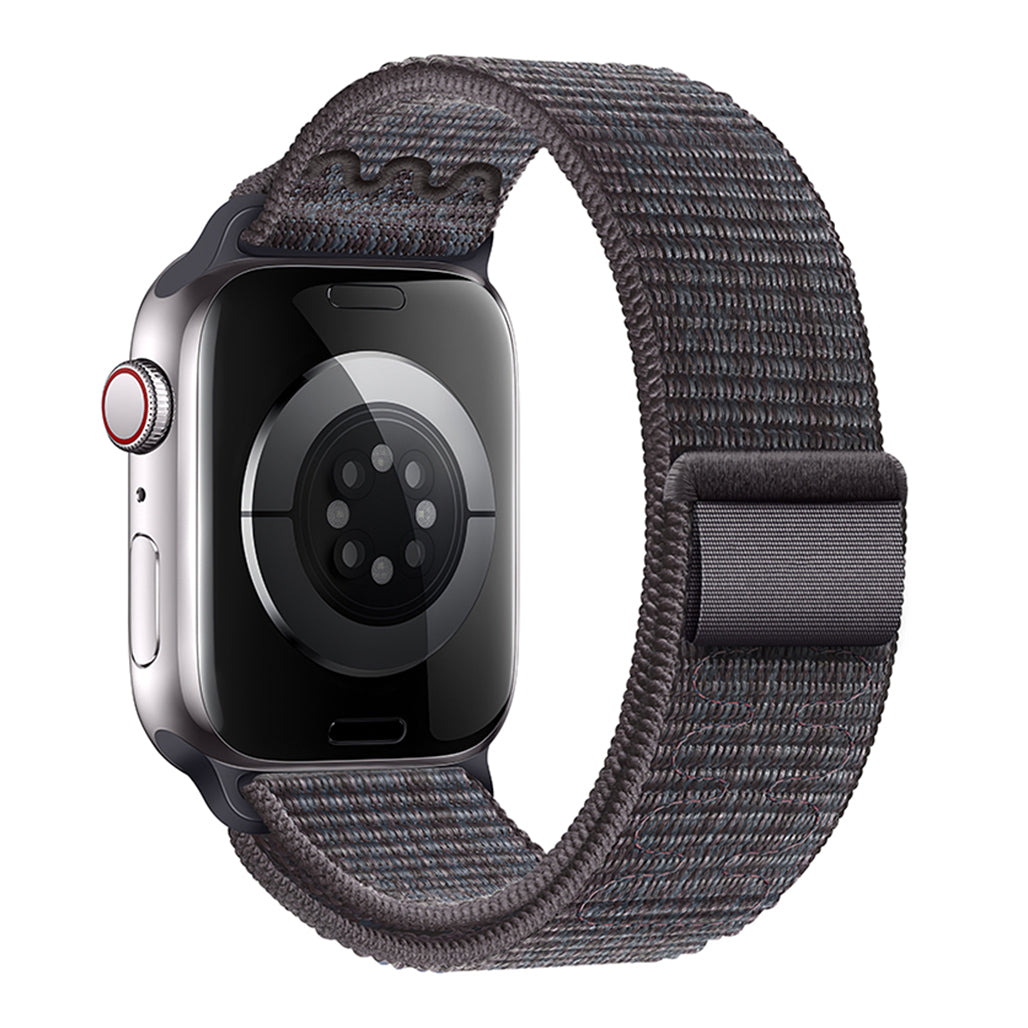 A Photo Of Hoco WA25 Nylon Strap for Apple Watch 42/44/45/49mm – Double Magnetic Buckle and Stainless Steel Mesh