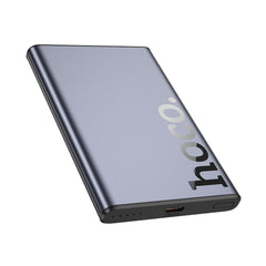 A Photo Of HOCO Q32 Magnetic Power Bank 5000mAh - 20W Fast Charging PD Type-C - Metal Grey