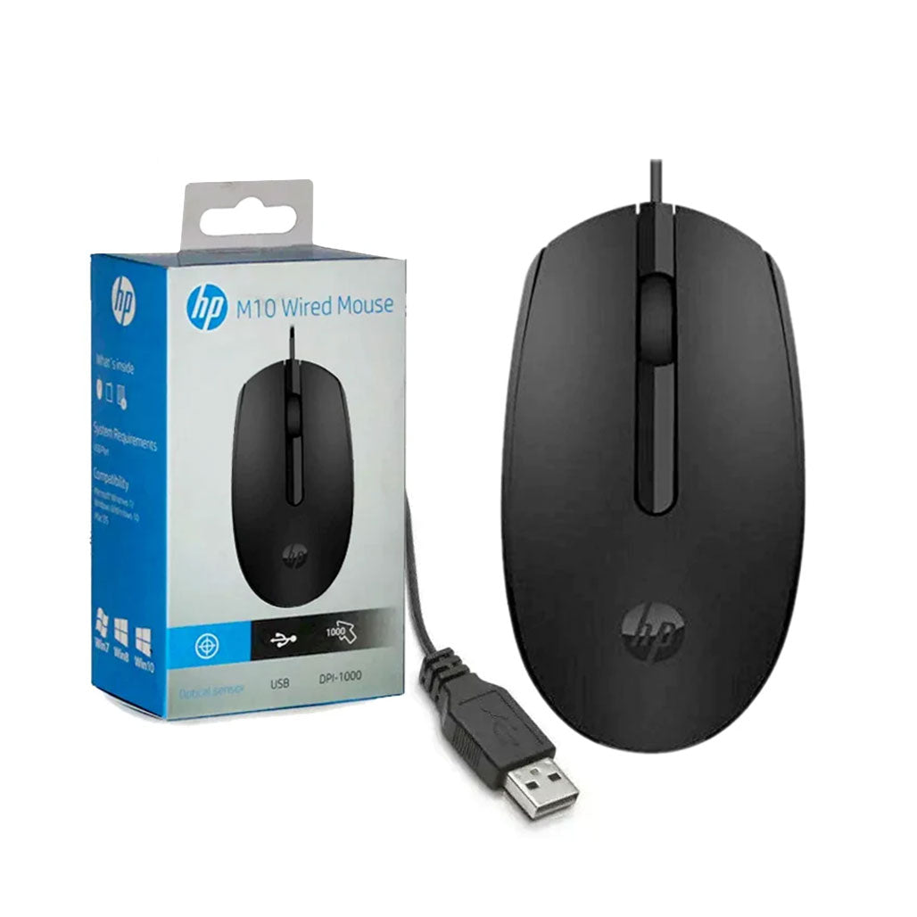 HP M10 Wired Mouse, 31978597941500, Available at 961Souq