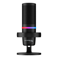 A Photo Of HyperX DuoCast USB Microphone with RGB Lighting – High-Resolution Recording and Customizable Design