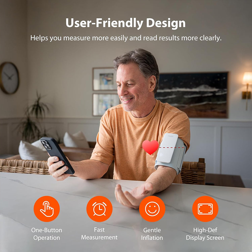 A Photo Of iHealth Neo Wireless Blood Pressure Monitor - Stylish, Portable, and Clinically Accurate