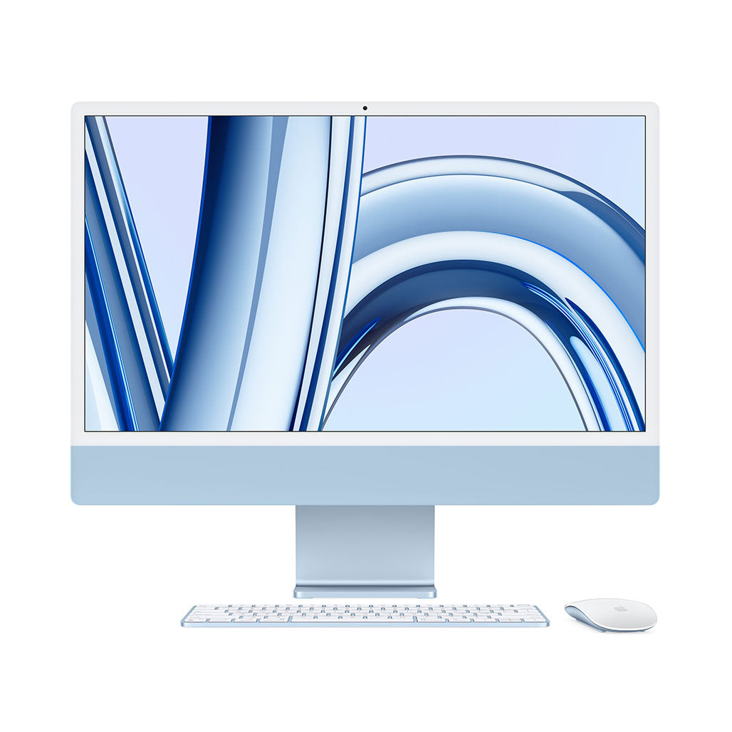 Apple iMac Z19L001L1 with M3 Chip - 24" - 8-Core CPU - 24GB Ram - 2TB SSD - 10-Core GPU - Blue, 32807796834556, Available at 961Souq