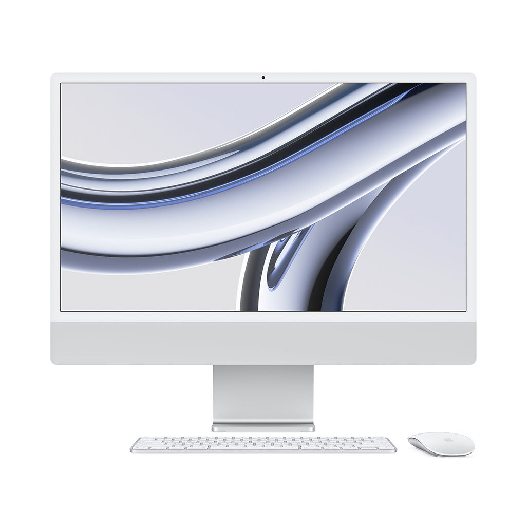 Apple iMac Z19E001N2 with M3 Chip - 24" - 8-Core CPU - 16GB Ram - 512GB SSD - 10-Core GPU - Silver, 32807775011068, Available at 961Souq