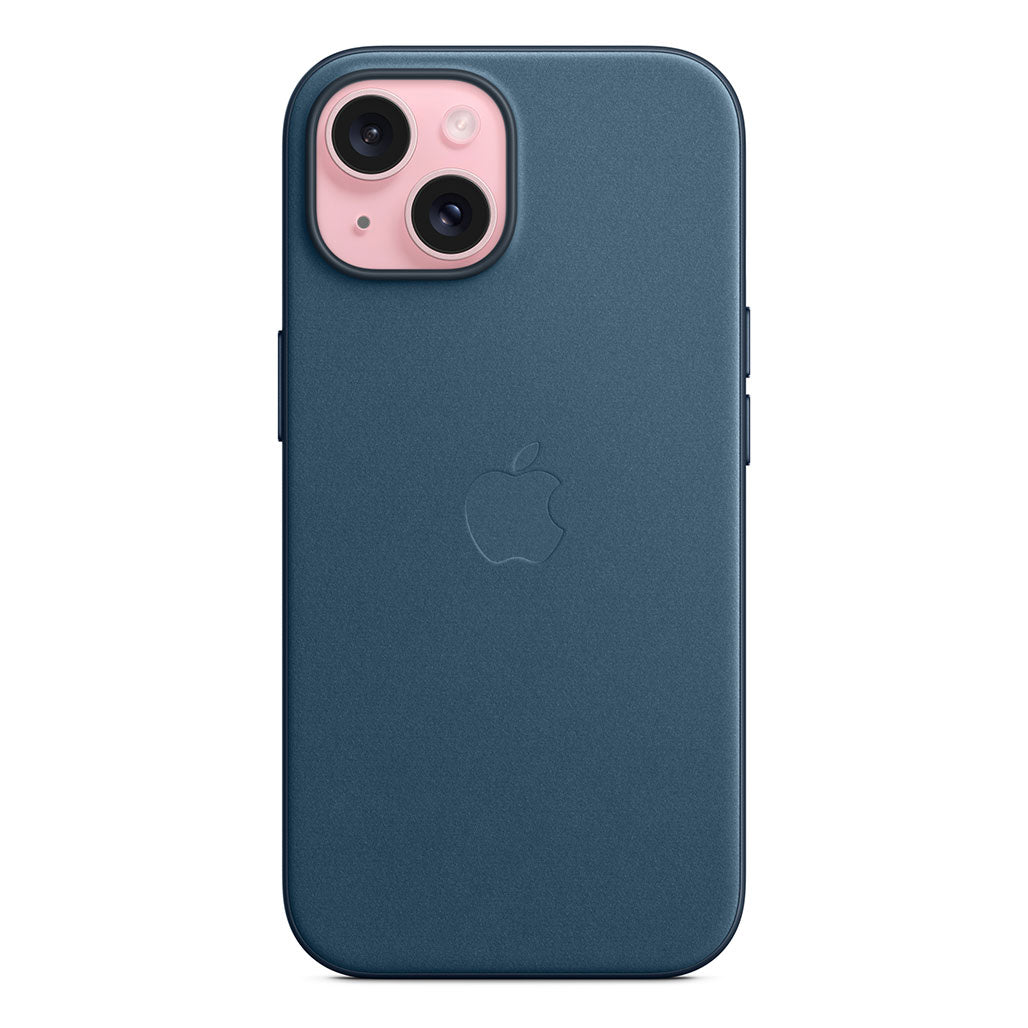 Apple iPhone 15 FineWoven Case with MagSafe - Pacific Blue, 32632473223420, Available at 961Souq