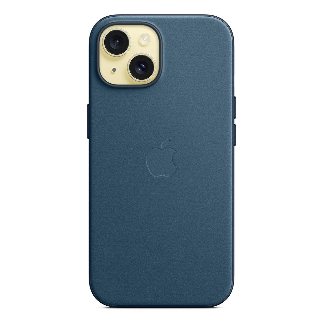 Apple iPhone 15 FineWoven Case with MagSafe - Pacific Blue, 32632473190652, Available at 961Souq
