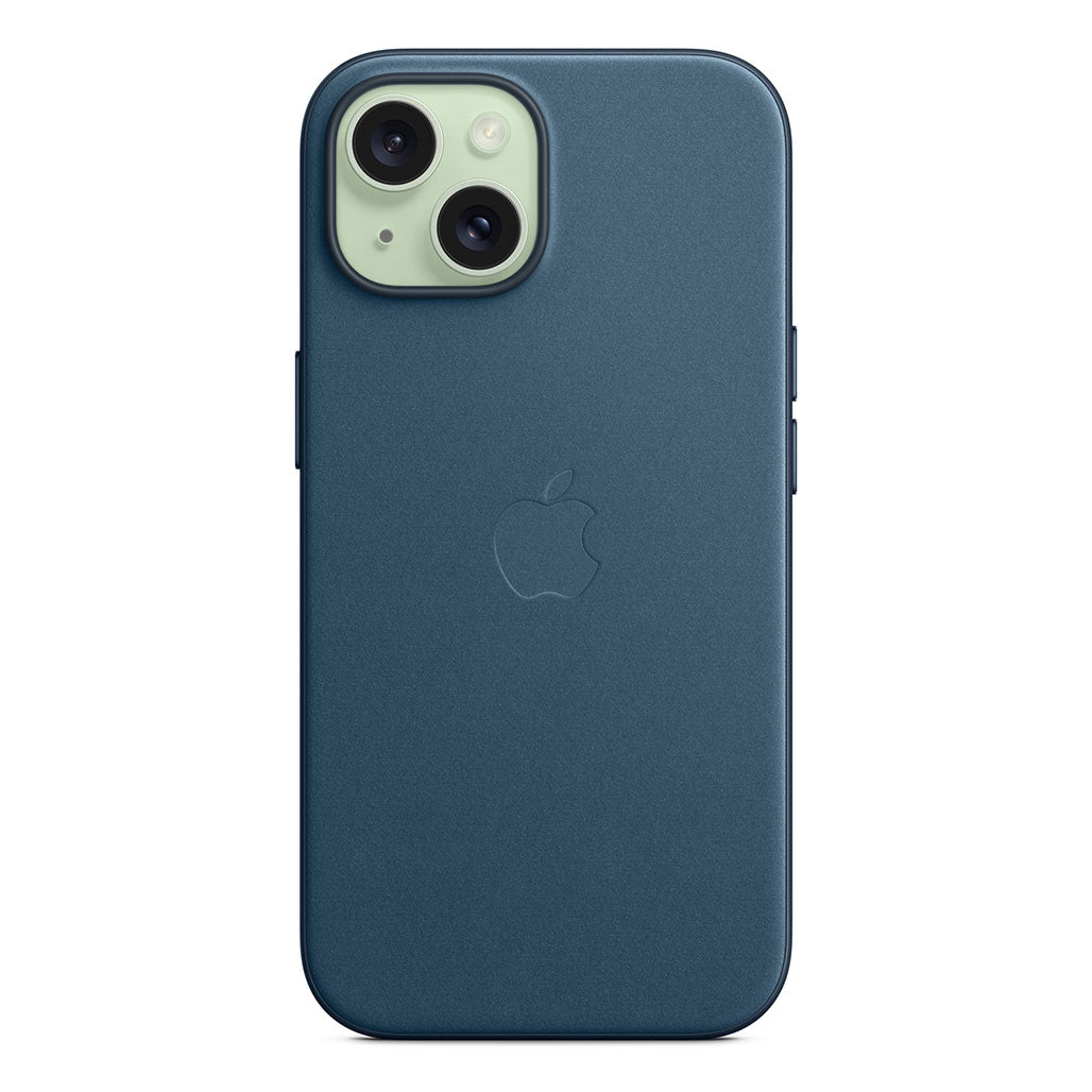 Apple iPhone 15 FineWoven Case with MagSafe - Pacific Blue, 32632473157884, Available at 961Souq