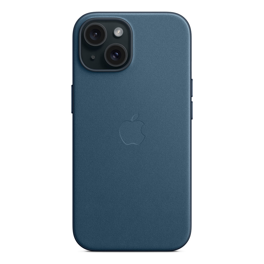 Apple iPhone 15 FineWoven Case with MagSafe - Pacific Blue, 32632473092348, Available at 961Souq
