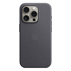 A Photo Of Apple iPhone 15 Pro FineWoven Case with MagSafe - Black